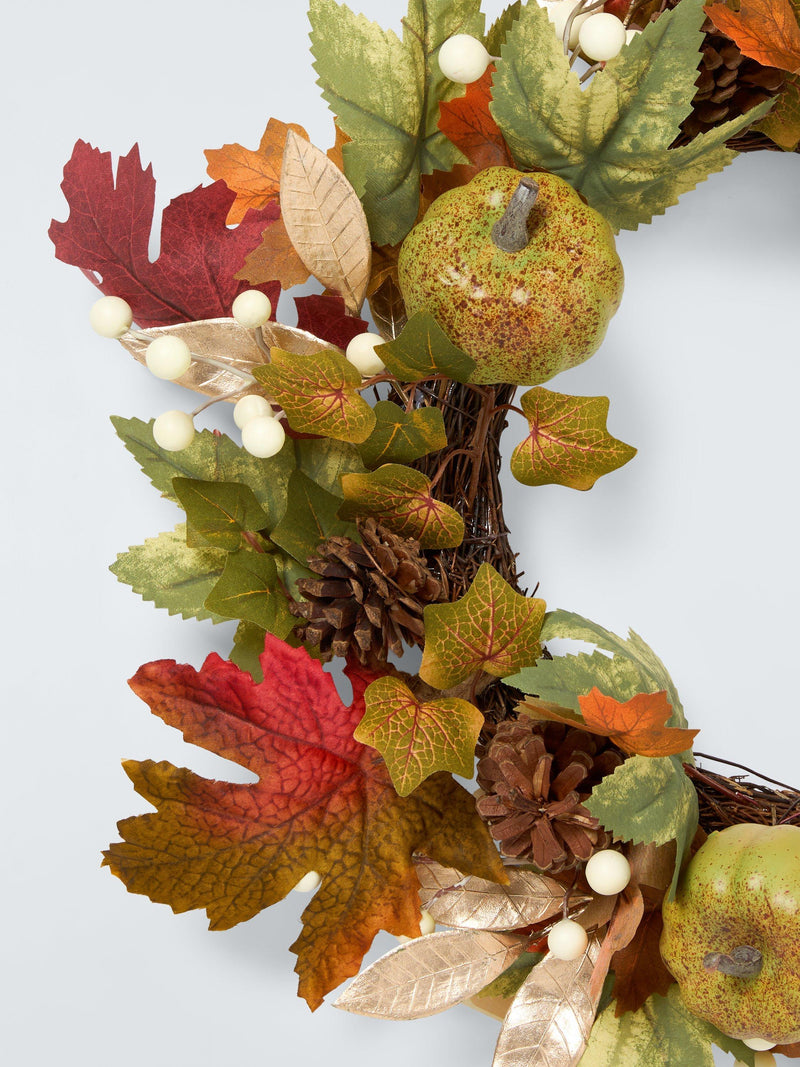 John Lewis green pumpkin wreath 50cm, UK version