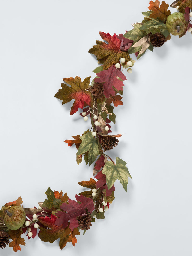 John Lewis green pumpkin garland L180cm, UK version