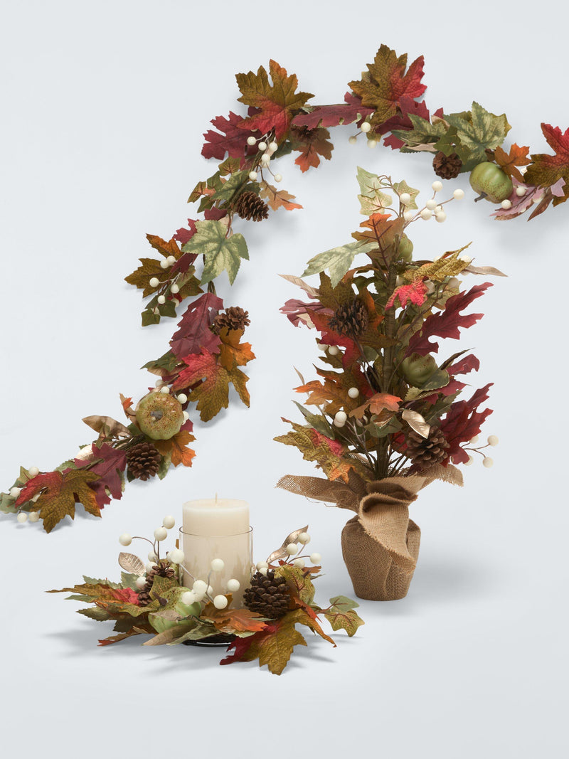 John Lewis green pumpkin garland L180cm, UK version