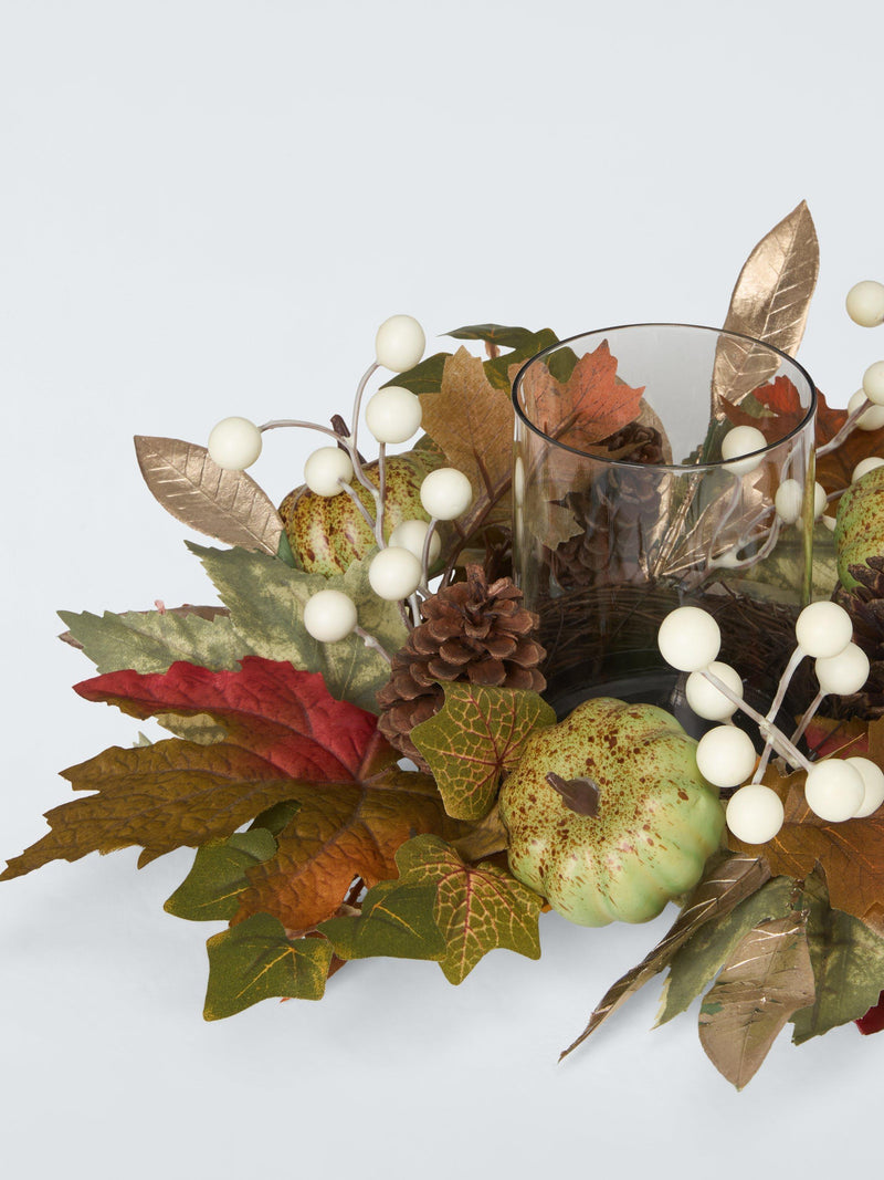 John Lewis green pumpkin candle holder (British brand)