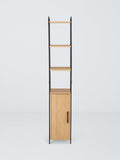 John Lewis bathroom tallboy Black/Natural 160cm, UK version