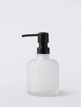 John Lewis John Lewis Frosted Glass Soap Dispenser White 300 ml- Buy online at McGrocer