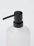John Lewis white frosted glass soap dispenser 300ml - British product