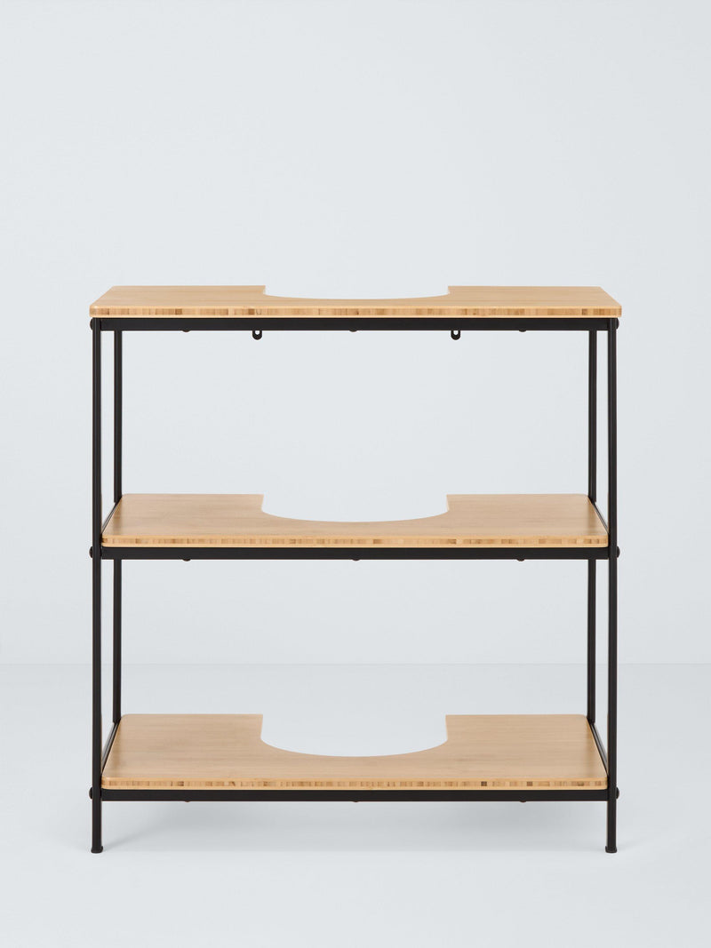 John Lewis bamboo under sink shelf unit (British brand)
