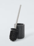 John Lewis midnight black marble toilet brush - British product
