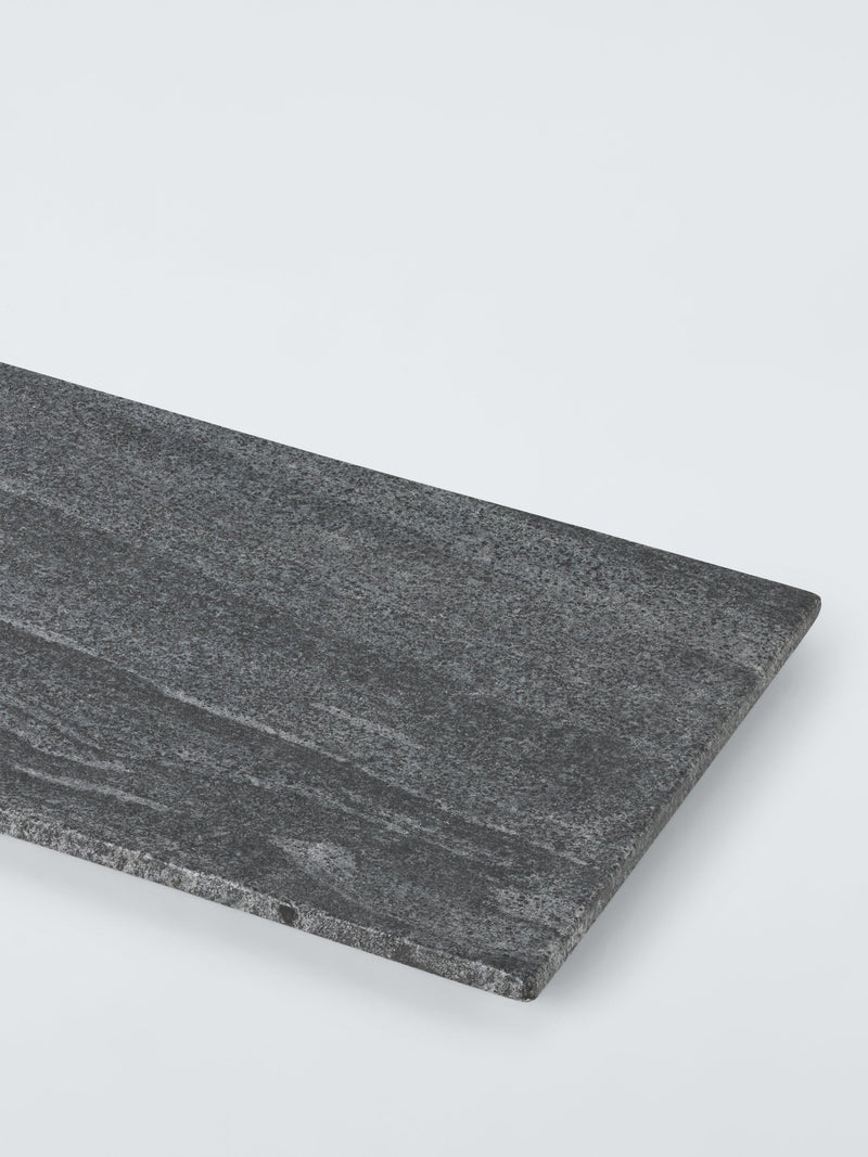 John Lewis midnight black marble bathroom tray, imported from the UK