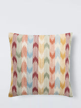 John Lewis Multicoloured Modern Ikat Woven Fabric Cushion- Buy online at McGrocer