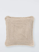 John Lewis John Lewis Braided Cotton Cushion, Natural- Buy online at McGrocer