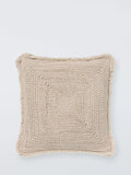 John Lewis natural braided cotton cushion - British product