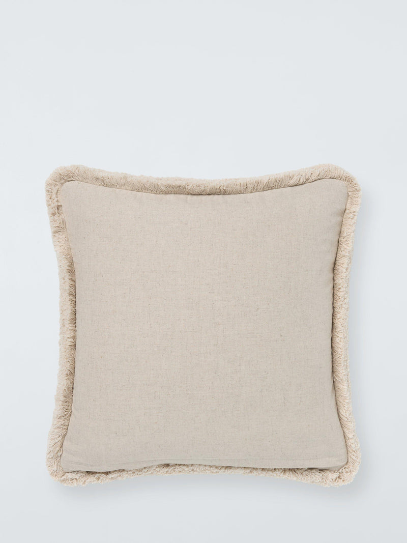 John Lewis natural braided cotton cushion - British product