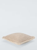 John Lewis natural braided cotton cushion - British product