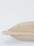 John Lewis natural braided cotton cushion - British product