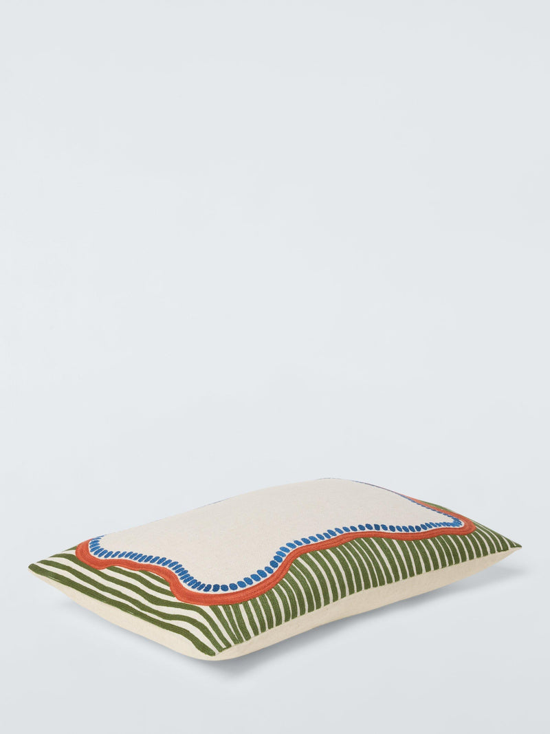 John Lewis frame cushion multi 35x55cm - British product