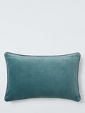 John Lewis cushion patchwork velvet multi 35x55cm, UK version