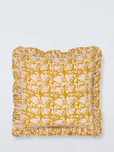 John Lewis John Lewis Kala Cushion Ochre Decorative Cotton Cushion- Buy online at McGrocer