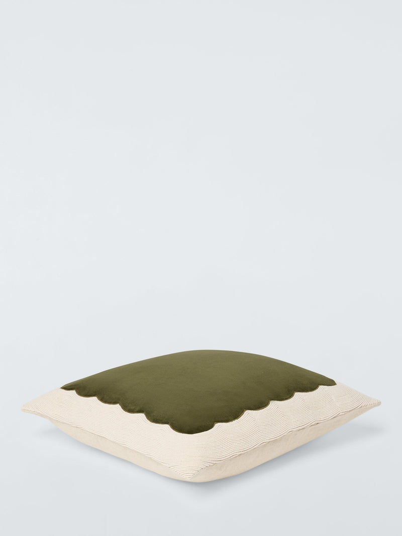 John Lewis scallop border cushion 45x45cm (British brand)