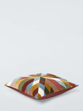 John Lewis velvet star patch cushion 45x45cm, imported from the UK