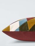 John Lewis velvet star patch cushion 45x45cm, imported from the UK