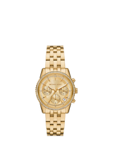 John Lewis Michael Kors Mini Bryant Chronograph Gold Watch- Buy online at McGrocer