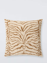 John Lewis John Lewis Zebra Boucle Cushion, Caramel, 45 x 45cm- Buy online at McGrocer