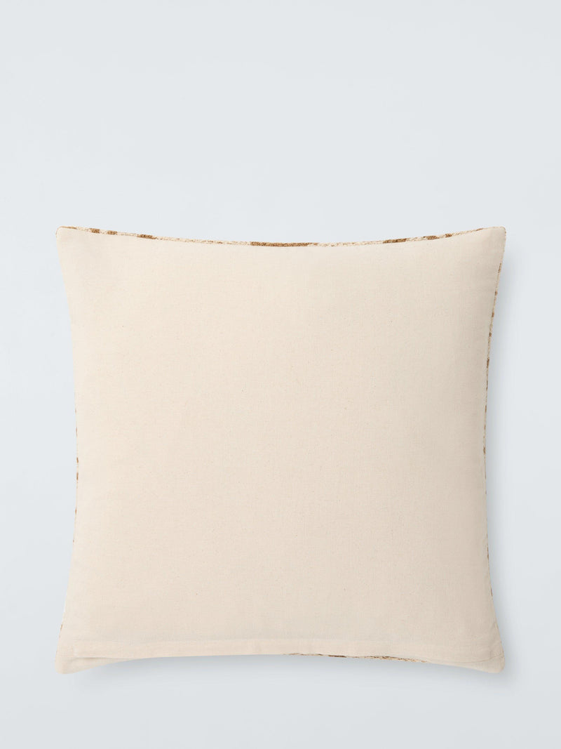 John Lewis zebra boucle cushion caramel 45cm, imported from the UK