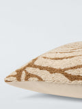 John Lewis zebra boucle cushion caramel 45cm, imported from the UK