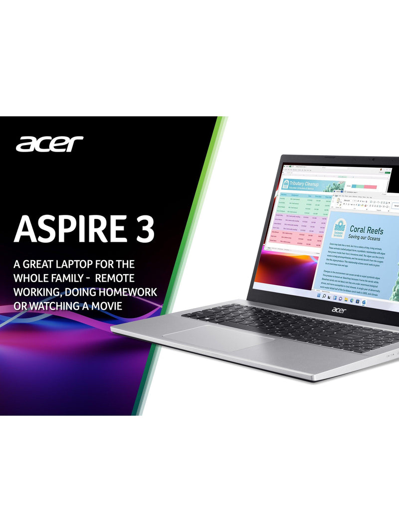 Acer Aspire 3 laptop 15.6 inch, imported from the UK