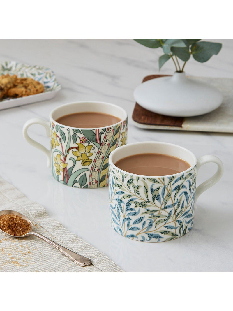 Morris & Co. porcelain mugs Daffodil Willow Bough - British product