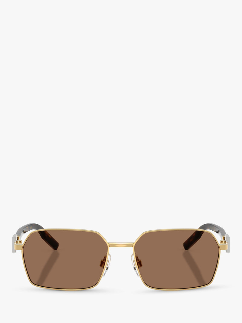 Dolce & Gabbana DG2316 men's rectangular sunglasses, imported from the UK