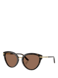 Dolce & Gabbana women's butterfly sunglasses Havana Brown (British brand)