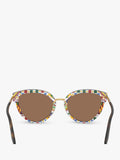 Dolce & Gabbana women's butterfly sunglasses Havana Brown (British brand)