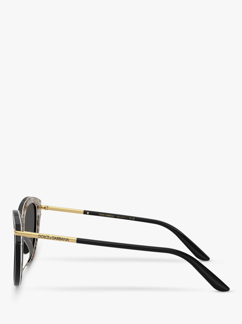 Dolce & Gabbana butterfly sunglasses black, UK version