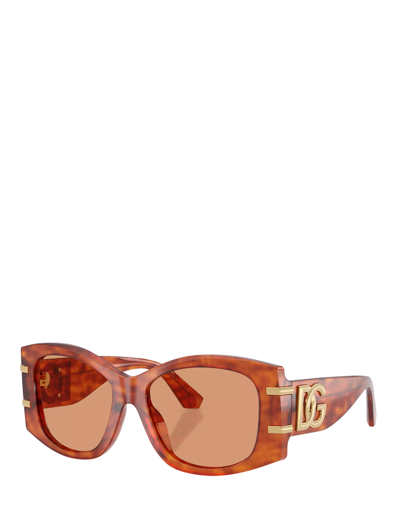 Dolce & Gabbana butterfly sunglasses light brown and brown (British brand)