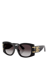 John Lewis Dolce & Gabbana DG4501 Women's Butterfly Sunglasses Black/Purple Gradient- Buy online at McGrocer