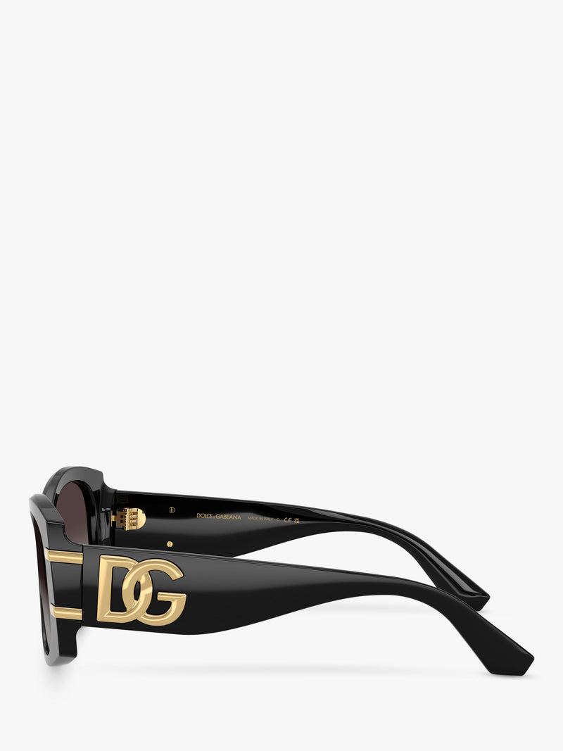 Dolce & Gabbana butterfly sunglasses black purple gradient - British product
