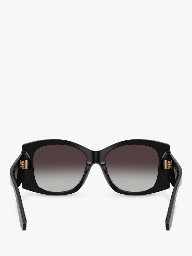 Dolce & Gabbana butterfly sunglasses black purple gradient - British product