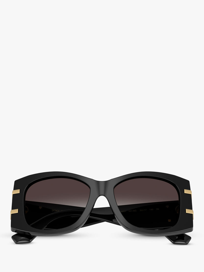 Dolce & Gabbana butterfly sunglasses black purple gradient - British product