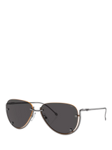 John Lewis Diesel DL1003 Aviator Sunglasses, Grey- Buy online at McGrocer