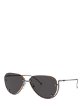 Diesel Aviator sunglasses grey polyamide (British brand)