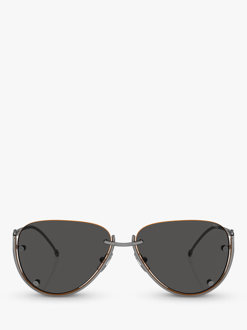 Diesel Aviator sunglasses grey polyamide (British brand)