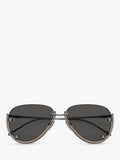 Diesel Aviator sunglasses grey polyamide (British brand)