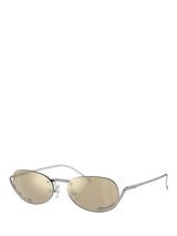 John Lewis Diesel DL1004 Unisex Oval Sunglasses, Gold, 53mm Lens- Buy online at McGrocer
