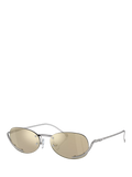 Diesel oval sunglasses in gold, imported from the UK