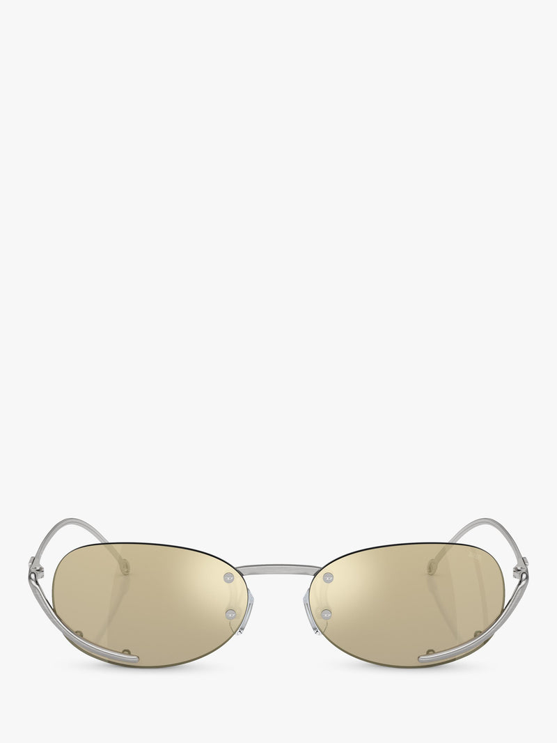 Diesel oval sunglasses in gold, imported from the UK