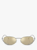 Diesel oval sunglasses in gold, imported from the UK