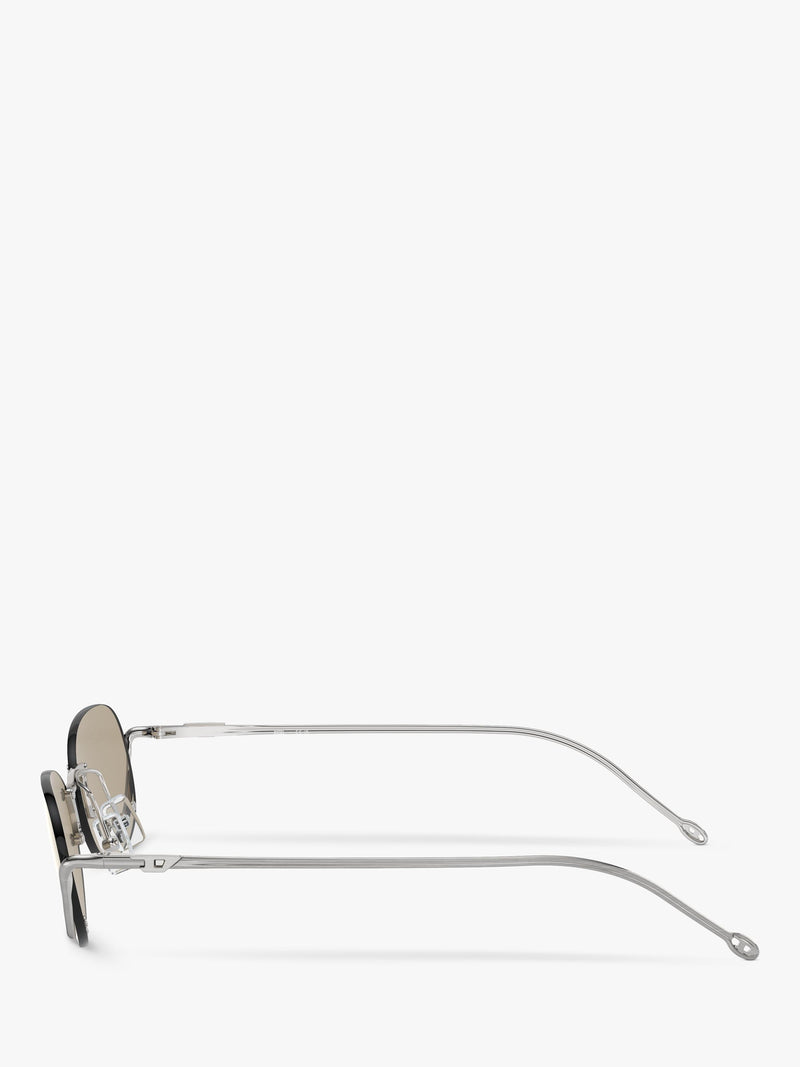 Diesel oval sunglasses in gold, imported from the UK