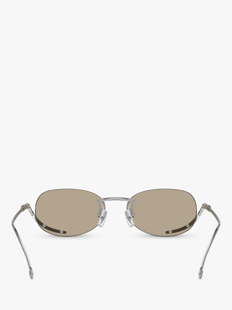 Diesel oval sunglasses in gold, imported from the UK