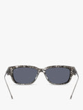 Diesel rectangular sunglasses with gradient tinted lenses and brown frame - British product