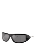 Diesel DL3001 wrap sunglasses black grey, imported from the UK