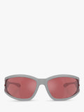 Diesel pillow sunglasses grey red, imported from the UK